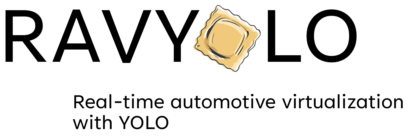 RAVYOLO logo — real-time automotive virtualization with YOLO